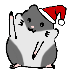 [LINEスタンプ] Cute Hamster QQの画像（メイン）
