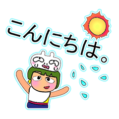 [LINEスタンプ] Masaru Ho！！！11Love Ribbit.