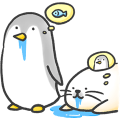 [LINEスタンプ] Go to the polar life together！