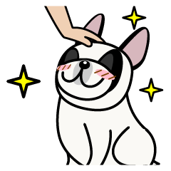 [LINEスタンプ] Pandy Dog French Bulldog