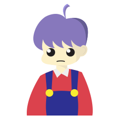 [LINEスタンプ] Red bib