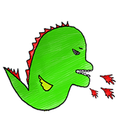 [LINEスタンプ] bearosaur