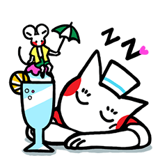 [LINEスタンプ] G-yo and Pona's endless holiday