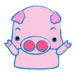 [LINEスタンプ] Stupid Pig Timmy