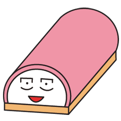 [LINEスタンプ] 眼力が強いかまぼこ