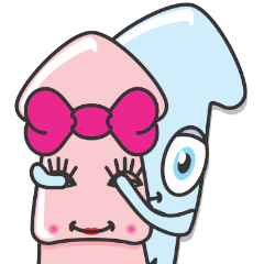 [LINEスタンプ] Silly Squids