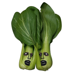 [LINEスタンプ] 怖い野菜の画像（メイン）