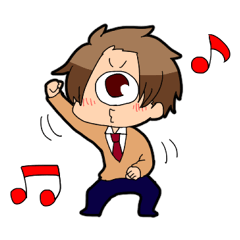 [LINEスタンプ] ひとつめくん