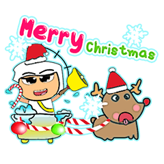 [LINEスタンプ] ToTo Ho！！！17Merry Christmas.