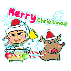 [LINEスタンプ] Ken Ho！！！17Merry Christmas.