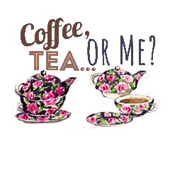 [LINEスタンプ] coffee, tea or me？