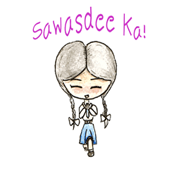 [LINEスタンプ] SanJo Student Girl