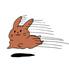 [LINEスタンプ] 盛りだくさんうさぎ。