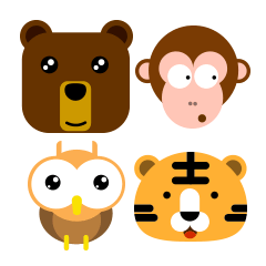 [LINEスタンプ] [cute]Animal collection