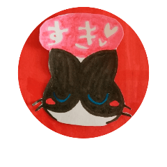 [LINEスタンプ] kirinuki hatineko