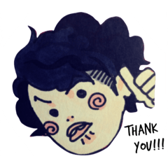 [LINEスタンプ] I'm KuZu