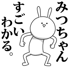 [LINEスタンプ] きも動く‼みつちゃん専用名前スタンプ