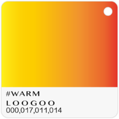 [LINEスタンプ] <Pro Spirit - color chips> warm color