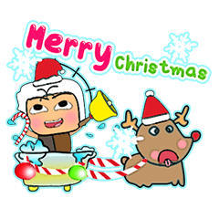 [LINEスタンプ] KaTo ^_^.17Merry Christmas.