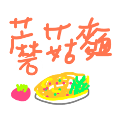 [LINEスタンプ] What's the breakfast？