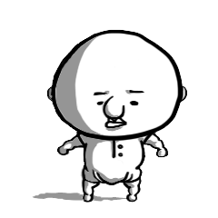 [LINEスタンプ] Lonely baby