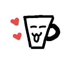 [LINEスタンプ] The glass cup