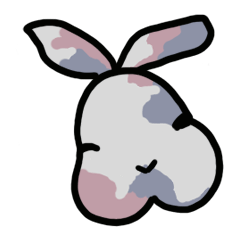 [LINEスタンプ] Patchwork bunny
