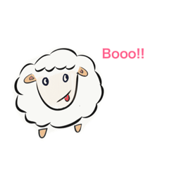 [LINEスタンプ] lilttle sheep