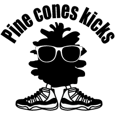 [LINEスタンプ] Pine cones kicks English Ver.