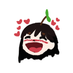 [LINEスタンプ] Grass head Tiffy (crayon version)