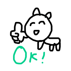 [LINEスタンプ] 使えるにこにこアニマル