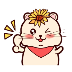 [LINEスタンプ] hamsters daily.