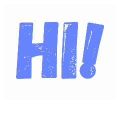 [LINEスタンプ] Say: Hi！