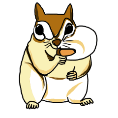 [LINEスタンプ] lovely squirrel baby