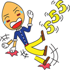 [LINEスタンプ] Mr.EGG (So Cute) V.Eng