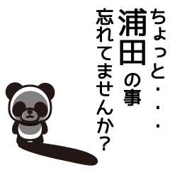 [LINEスタンプ] 浦田さんと浦田さんの友達用