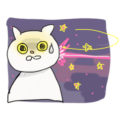 [LINEスタンプ] 丸いすこねこ