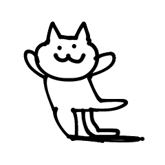 [LINEスタンプ] きもすぎないねこ