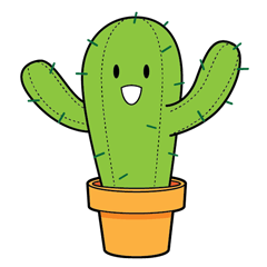 [LINEスタンプ] Cactus JuBu JuBu