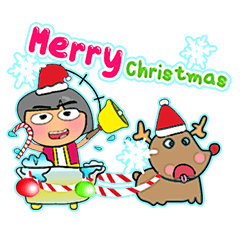 [LINEスタンプ] Momotaro.Merry Christmas.