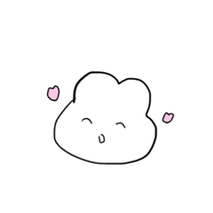 [LINEスタンプ] うさぎのぼやき