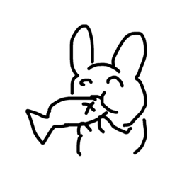 [LINEスタンプ] うさぽにゅ