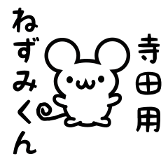 [LINEスタンプ] 寺田さん用ねずみくんの画像（メイン）