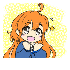 [LINEスタンプ] コミカル無口ちゃん