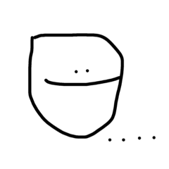 [LINEスタンプ] square face stamp2