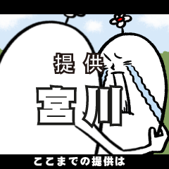 [LINEスタンプ] 宮川さんの毎日お名前スタンプ