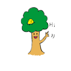 [LINEスタンプ] trees