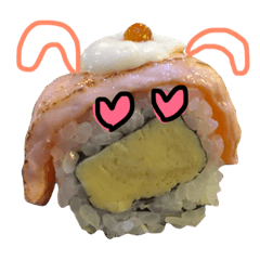 [LINEスタンプ] little Sushi