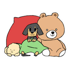 [LINEスタンプ] わんこのにちじょう