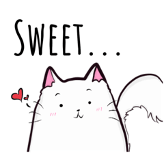 [LINEスタンプ] Sweet Fluffy Boo and Tomato